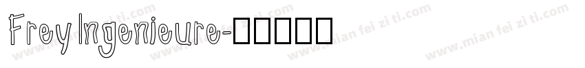 Frey lngenieure字体转换